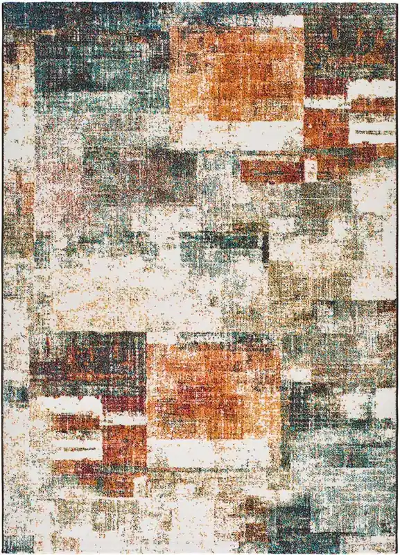 Alfombra abstracta multicolor PANDORA, 80x150 cm - ATTICGO