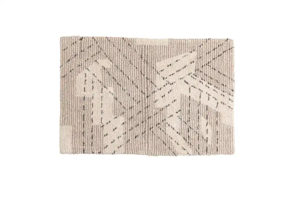 Alfombra de baño LORENTZ 60x90x2 Beige - Textil