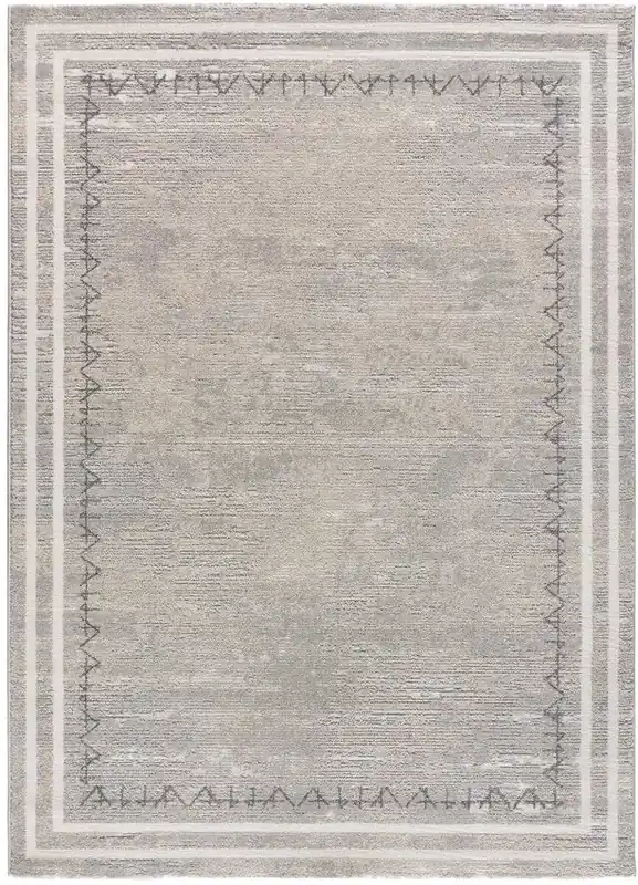 Alfombra de estilo vintage con relieve en plata HL-IDENTITY, 200x300 cm - ATTICGO