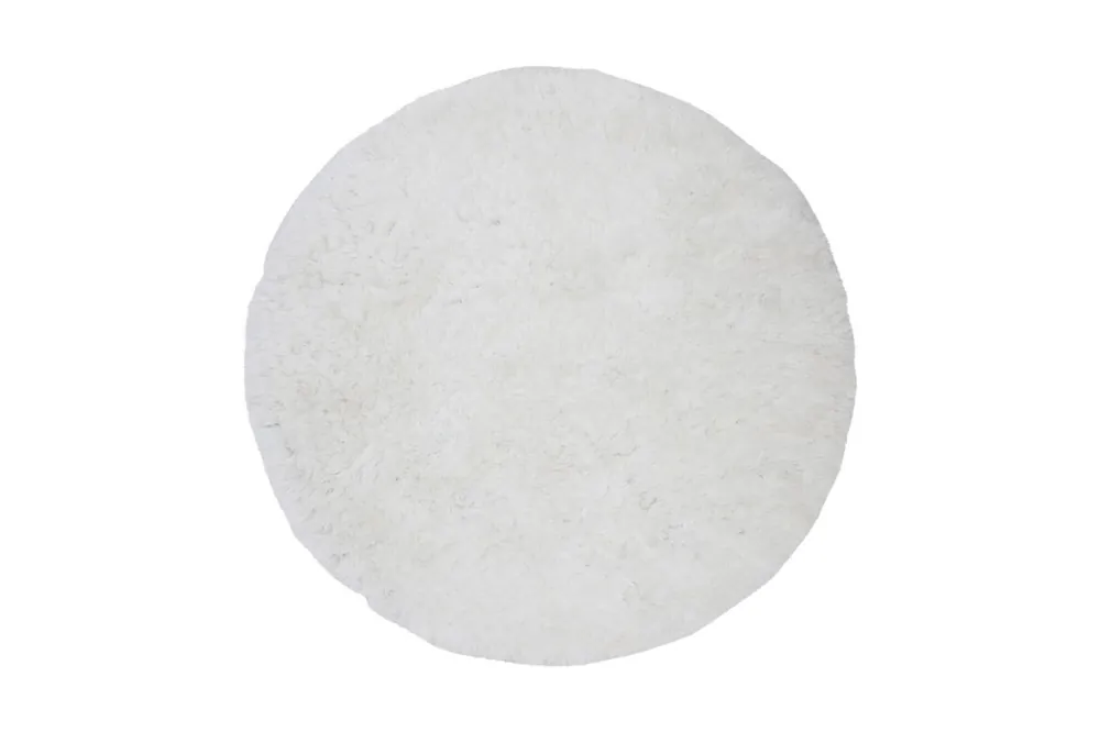 Alfombra de salón GRACE 200x200x4 Blanco - Textil