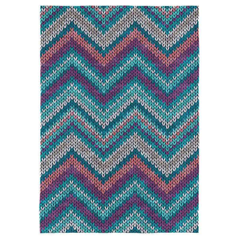 Alfombra decorativa NAF NAF PUNTO multicolor 120x170 cm - Textil