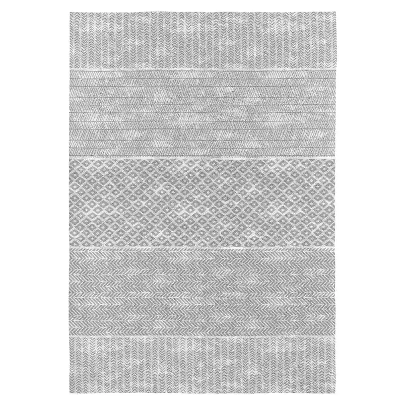 Alfombra decorativa NILO gris 120x170 cm - Textil
