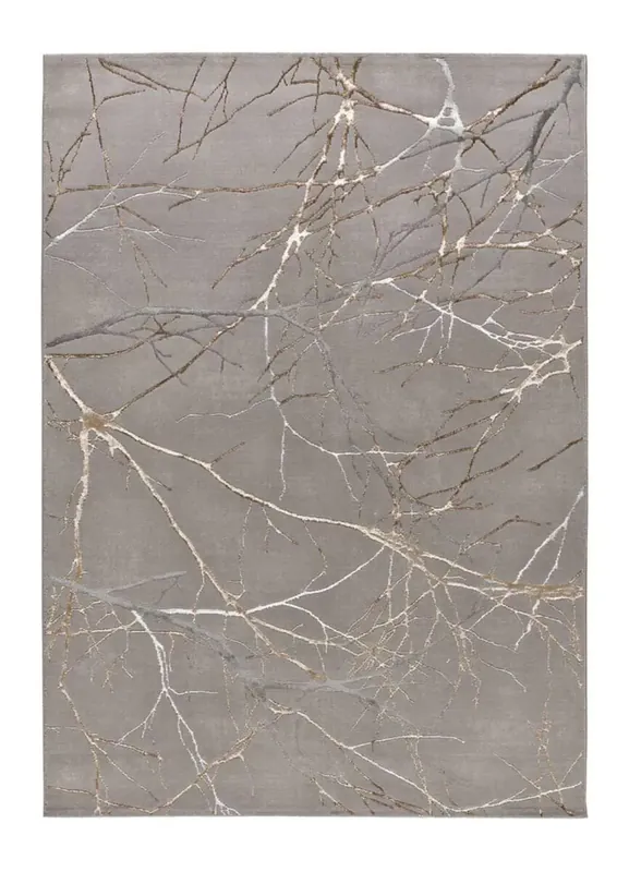 Alfombra efecto mármol gris CREATION, 80x150 cm - ATTICGO
