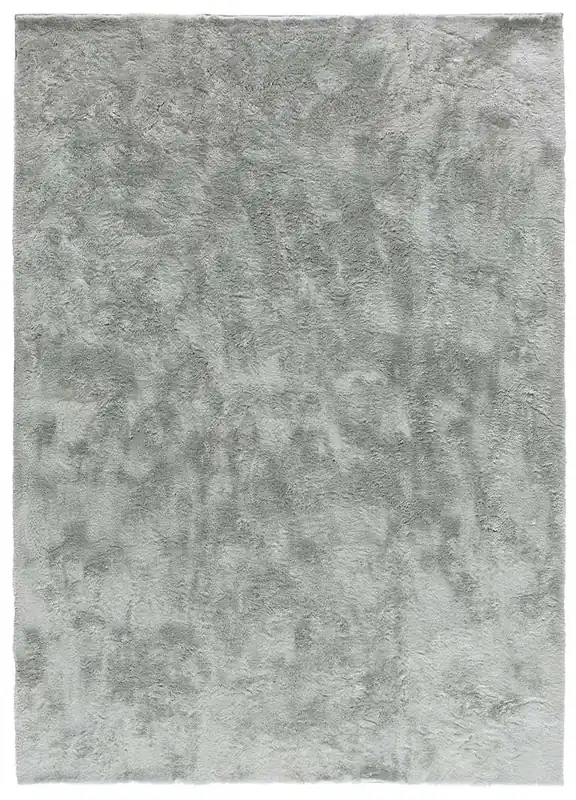 Alfombra lisa de pelo alto antracita ROMA, 80x150 cm - ATTICGO