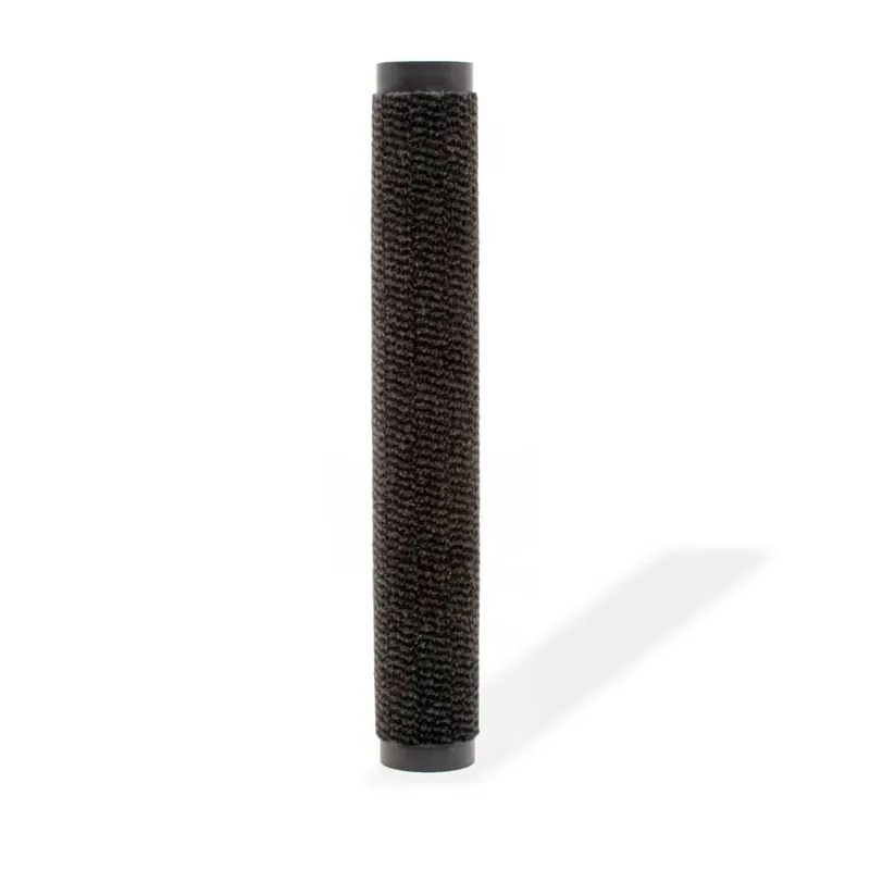 Alfombra rectangular de nudo negro 120x180 cm - Textil
