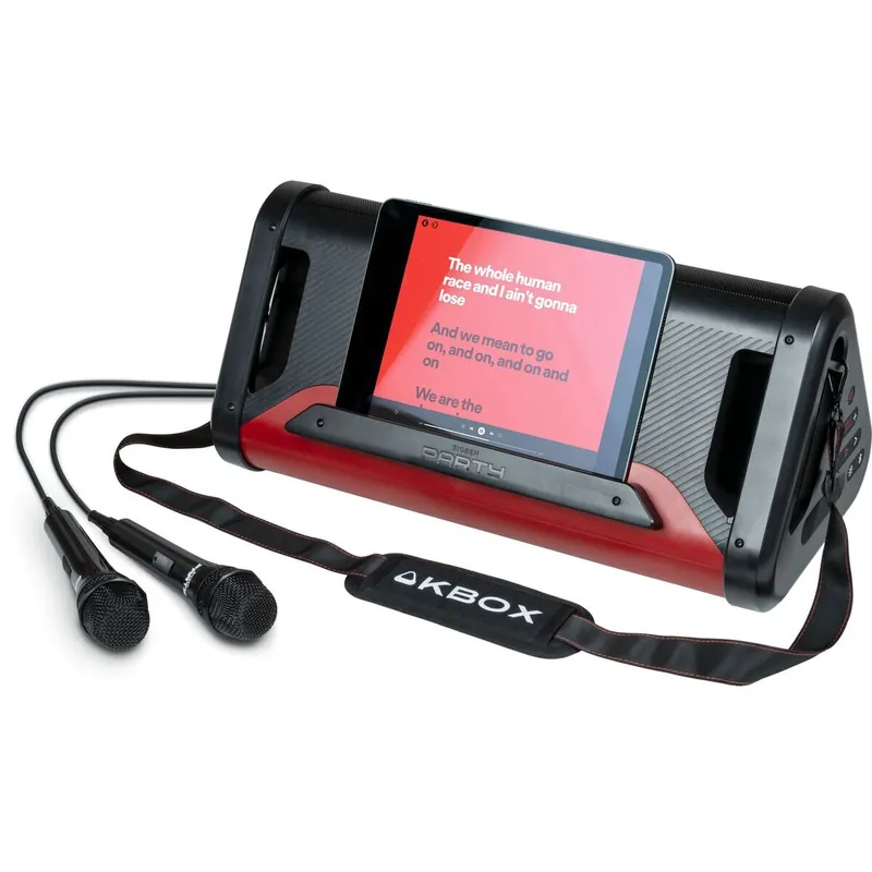 Altavoz con Micrófono Karaoke Bigben PARTYBTIPKBOX Negro - Electrónica