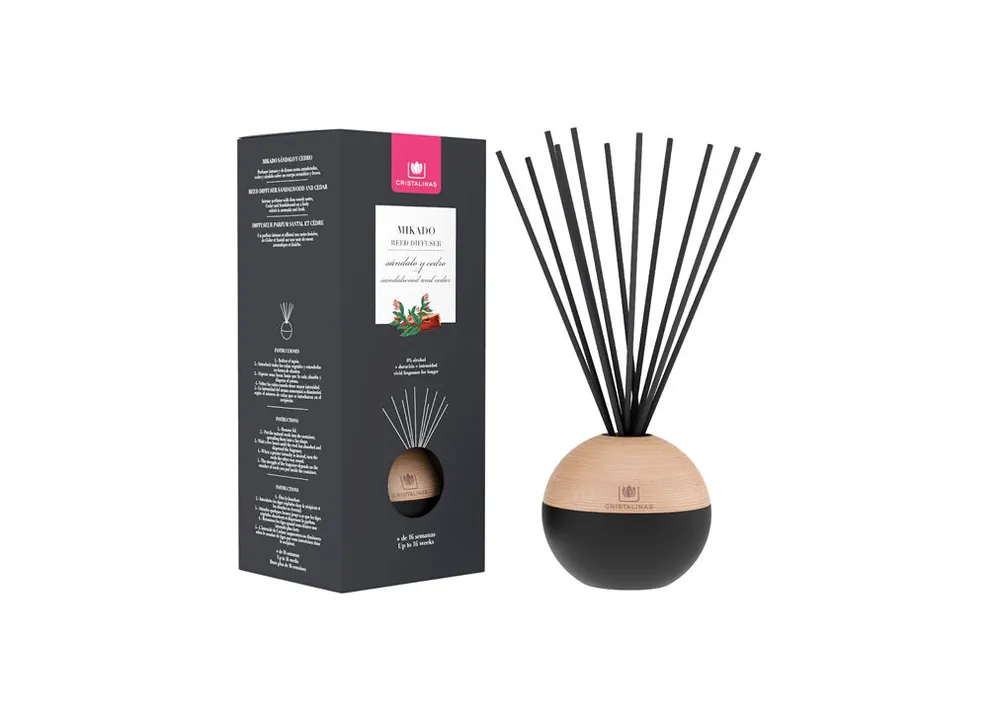 Ambientador mikado hogar SÁNDALO y CEDRO 180ml - Decoración