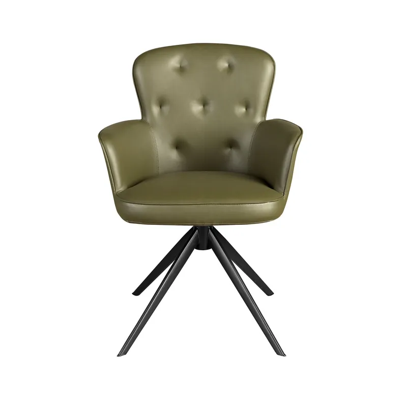 ANGEL CERDA Silla giratoria polipiel - Muebles