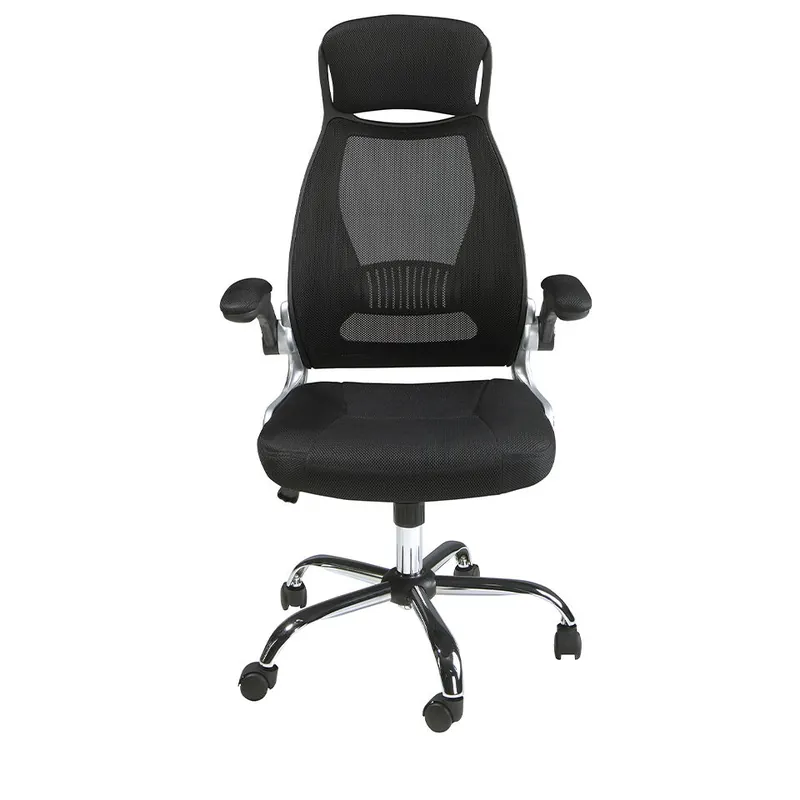 ANGEL CERDA Silla oficina giratoria tela negra - Muebles
