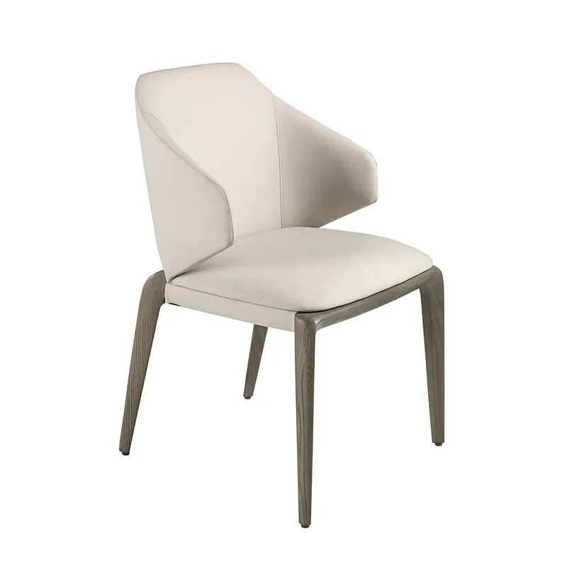 ANGEL CERDA Silla polipiel crema - Muebles