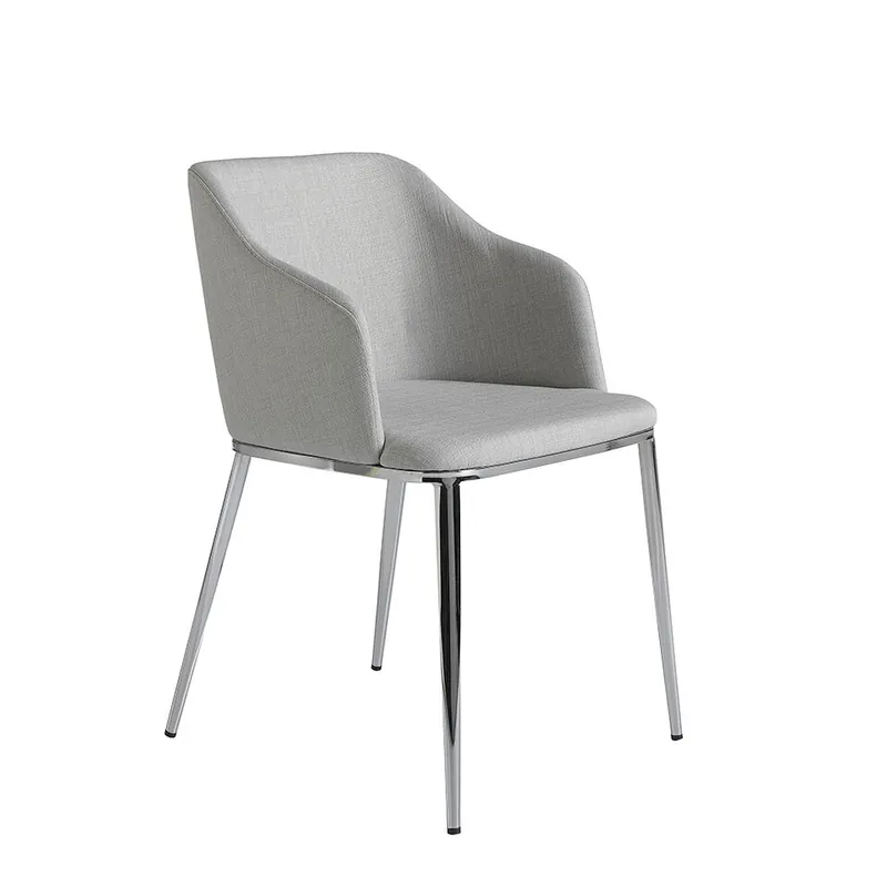 ANGEL CERDA Silla tela gris - Muebles