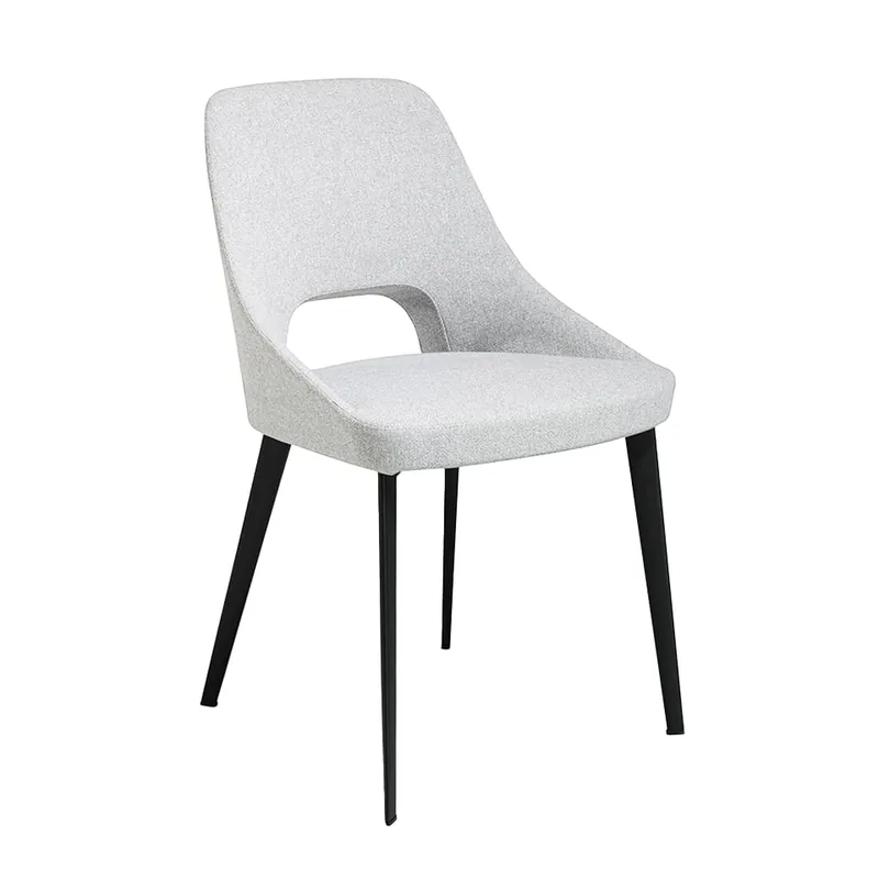 ANGEL CERDA Silla tela gris - Muebles