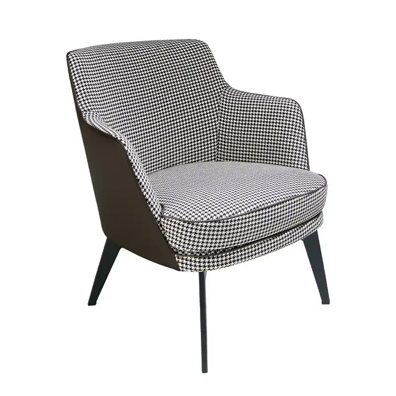 Sillón tapizado tela pata de gallo modelo 5011 Angel Cerdá - Sofás sillones puffs