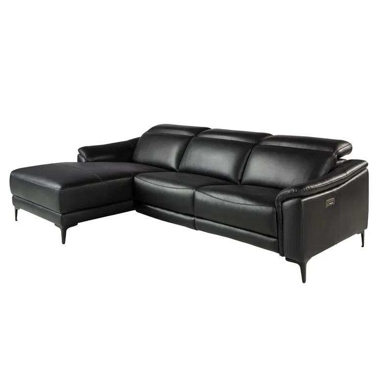 ANGEL CERDA Sofá chaise longue relax piel - Sofás sillones puffs