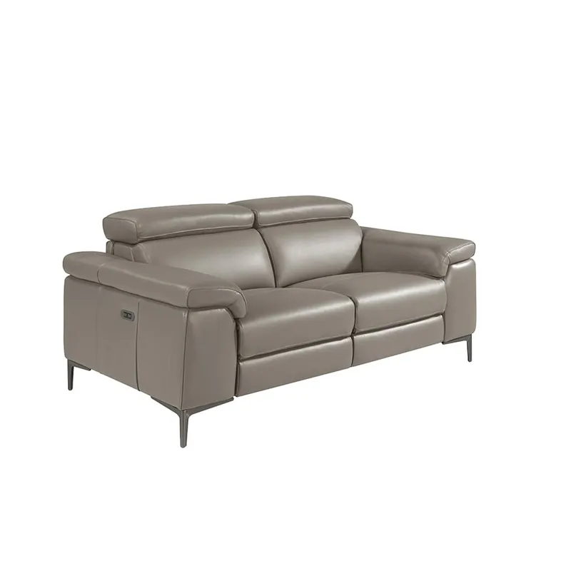 Sofá 2 plazas piel vacuno mecanismos relax modelo 6121 Angel Cerdá - Sofás sillones puffs