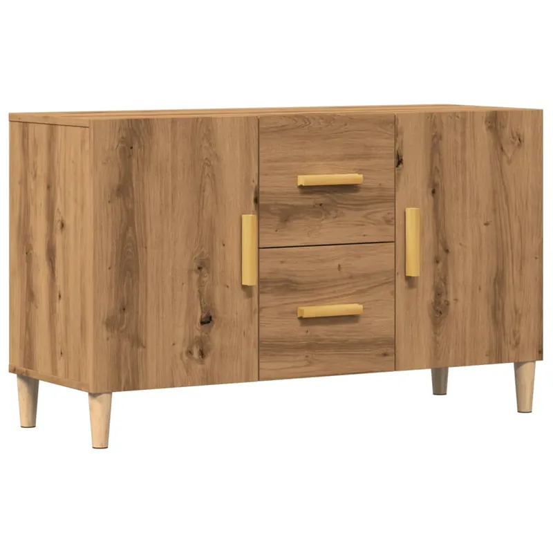 vidaXL Aparador madera de ingeniería roble ahumado 100x36x60 cm - Muebles