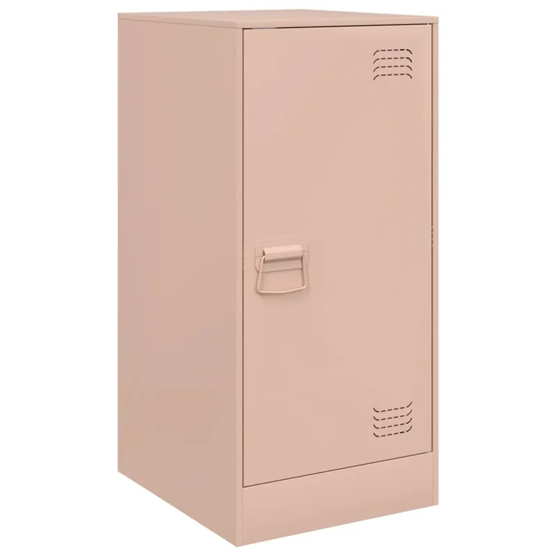 vidaXL Aparador de acero rosa 34,5x39x73 cm - Muebles