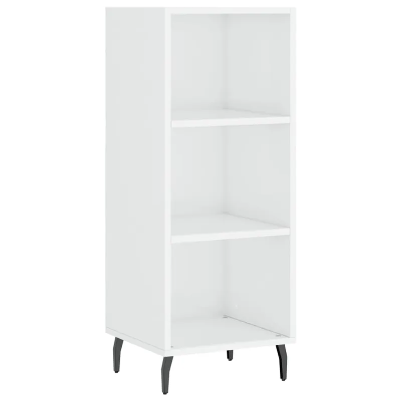 vidaXL Aparador de madera de ingeniería blanco 34,5x32,5x90 cm - Muebles