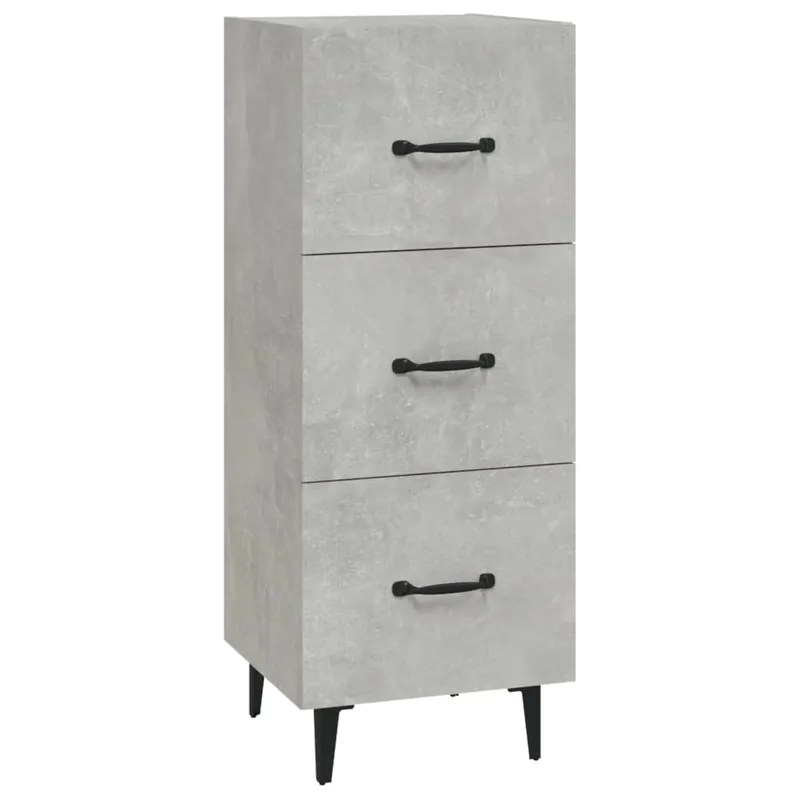 vidaXL Aparador madera de ingeniería marrón roble 34,5x34x90 cm - Muebles