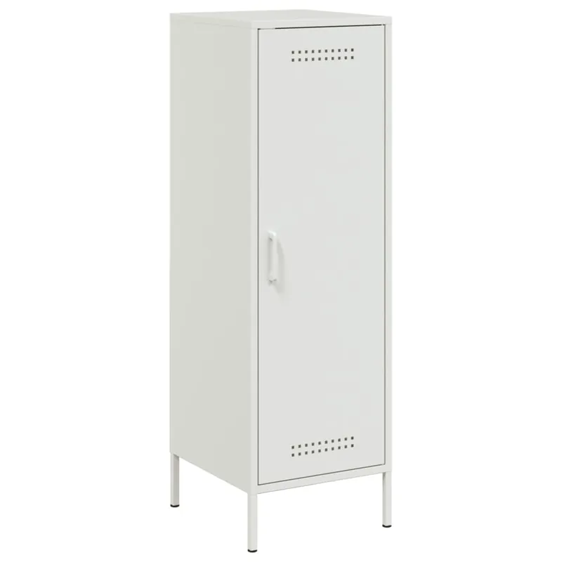 vidaXL Aparador de acero gris antracita 36x39x113 cm - Muebles