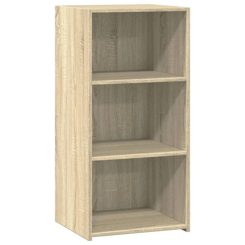 vidaXL Aparador de madera de ingeniería gris hormigón 45x41x93 cm - Muebles