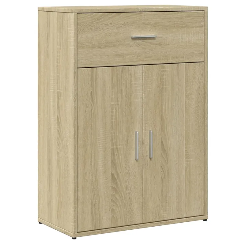 vidaXL Aparador madera de ingeniería roble ahumado 60x30x84 cm - Muebles