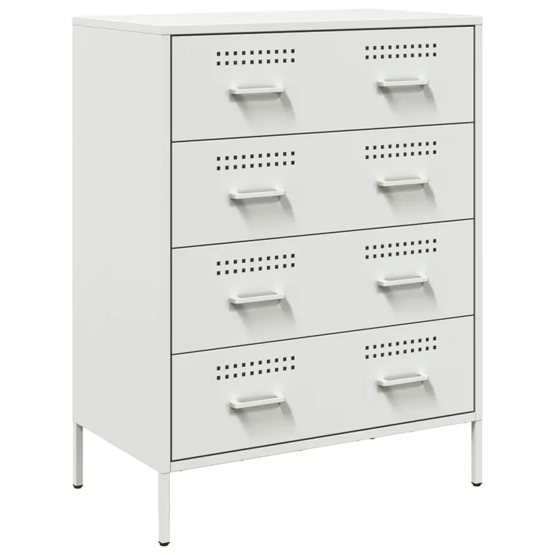 vidaXL Aparador de acero gris antracita 68x39x89 cm - Muebles