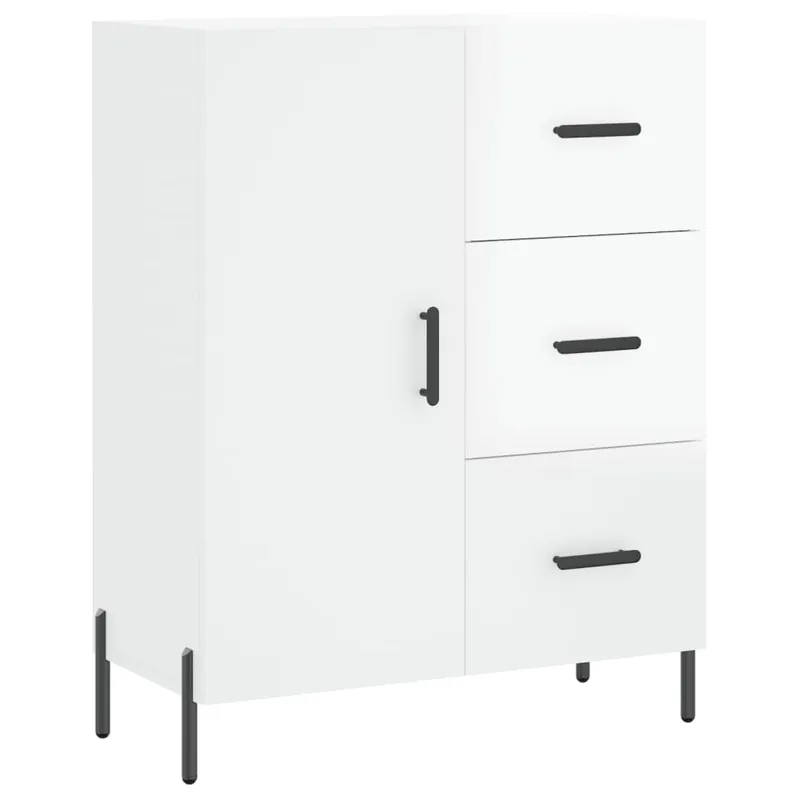 vidaXL Aparador de madera de ingeniería blanco 69,5x34x90 cm - Muebles