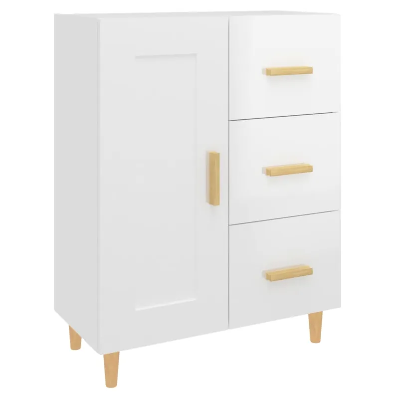 vidaXL Aparador de madera contrachapada gris Sonoma 69,5x34x90 cm - Muebles