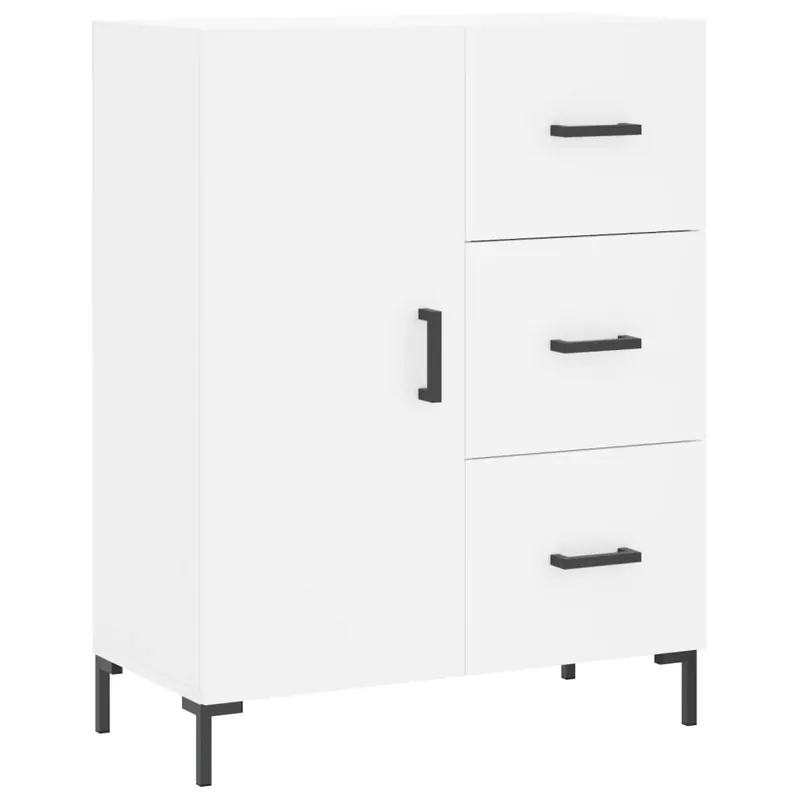 vidaXL Aparador de madera de ingeniería blanco 69,5x34x90 cm - Muebles