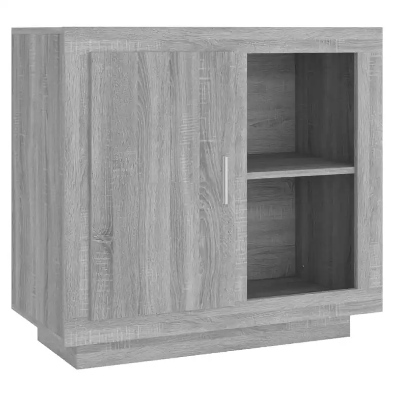 vidaXL Aparador color roble ahumado 80x40x75 cm - Muebles