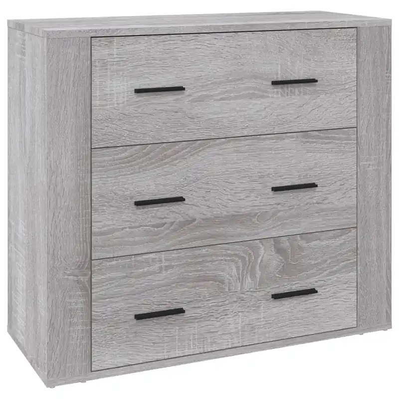 vidaXL Aparador madera de ingeniería madera envejecida 80x33x70 cm - Muebles