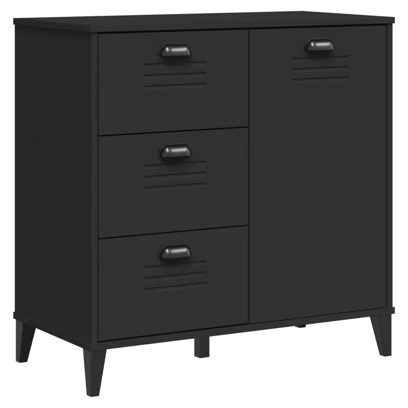 vidaXL Aparador VIKEN madera de ingeniería blanco 80x40x80 cm - Muebles