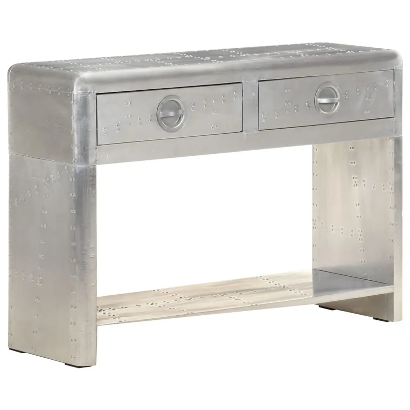 vidaXL Aparador de aviador de metal 110x35x75 cm - Muebles