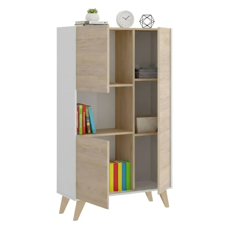 Alacena 4 Estantes en Madera Nobilitata - Muebles