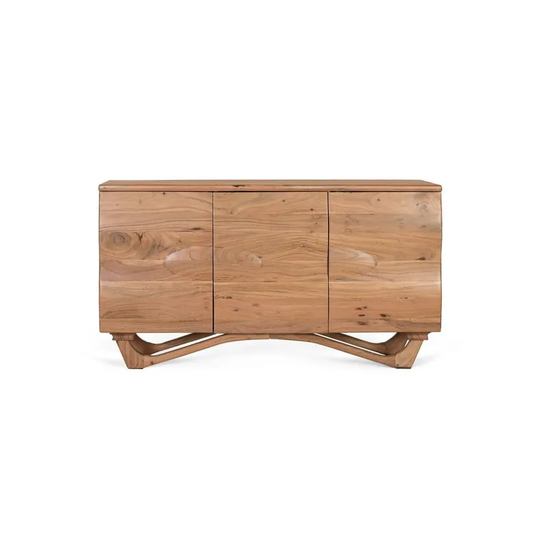 Aparador Alexandra House Living Natural Madera de acacia 140 x 76 x 40 cm - Muebles