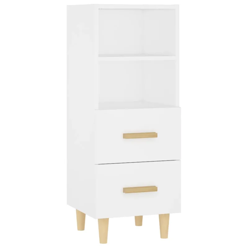 Aparador - Mueble de almacenamiento madera contrachapada color roble Sonoma 34,5x34x90 cm es4286