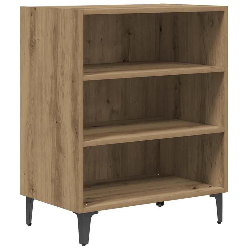 Aparador - Mueble de almacenamiento de madera contrachapada blanco 57x35x70 cm es2466