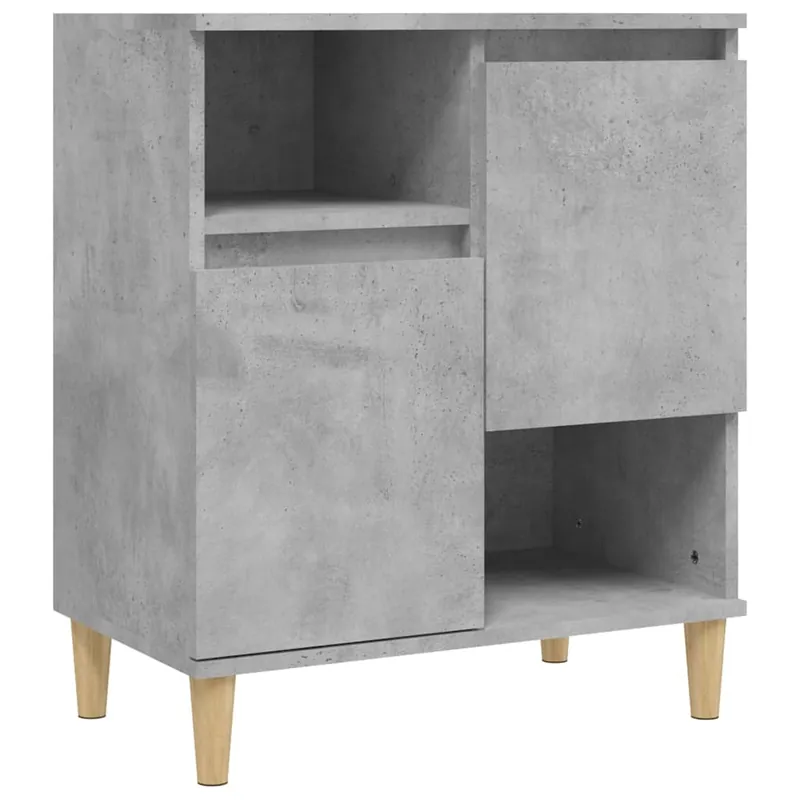 Aparador - Mueble de almacenamiento de madera contrachapada roble Sonoma 60x35x70 cm es3067
