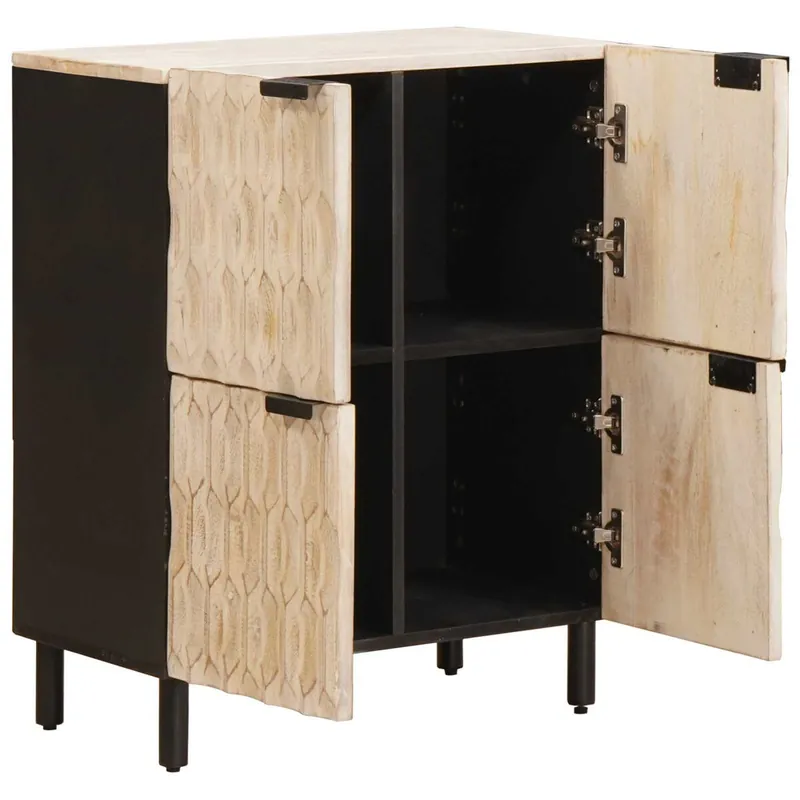 Aparador - Mueble de almacenamiento con almacenamiento Acabado de Lavado 60 x 33 x 75 cm es1723