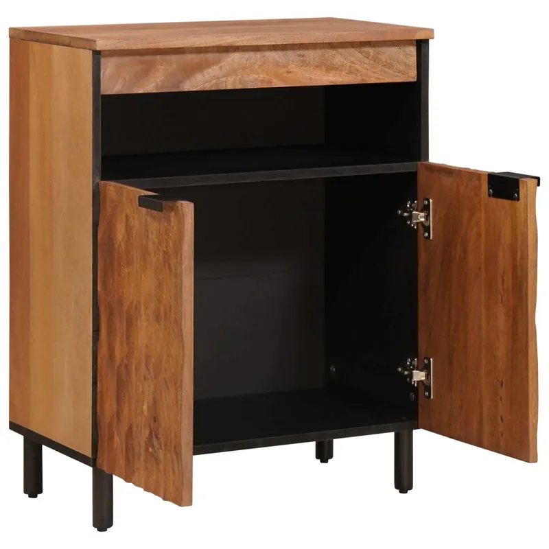 Aparador - Mueble de almacenamiento con almacenamiento Acabado de Lavado 60 x 33 x 75 cm es1722