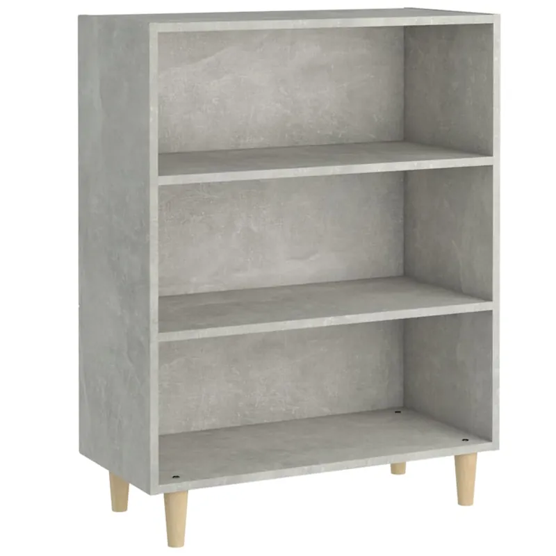 Aparador - Mueble de almacenamiento madera contrachapada roble ahumado 69,5x32,5x90 cm es4334