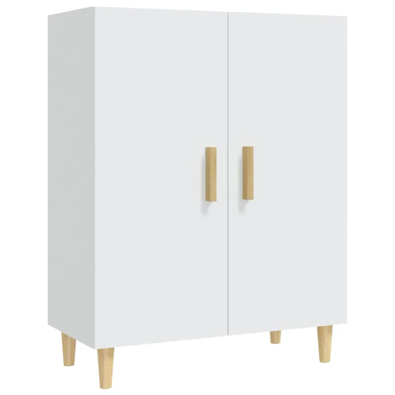 Aparador - Mueble de almacenamiento de madera contrachapada gris hormigón 70x34x90 cm es2827