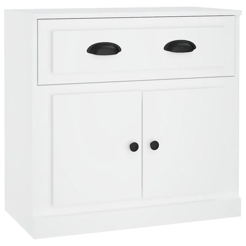 Aparador - Mueble de almacenamiento de madera contrachapada gris Sonoma 70x35,5x67,5 cm es2914