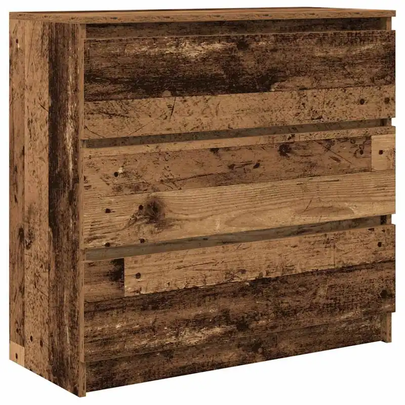 Aparador - Mueble de almacenamiento Artisan Roble 80x35x76 cm Madera de ingeniería es1643