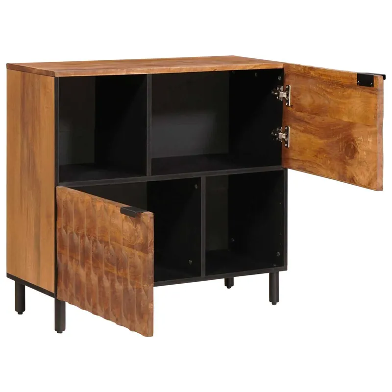 Aparador - Mueble de almacenamiento con almacenamiento Acabado de Lavado 80 x 33 x 75 cm es1724