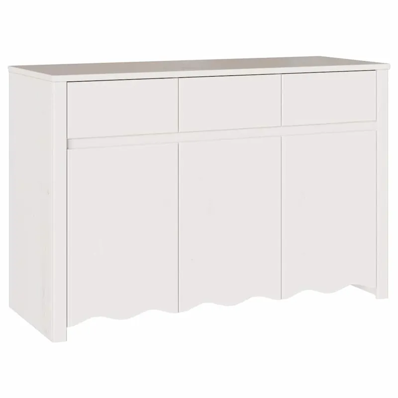 Aparador - Mueble de almacenamiento Drammen 114 x 43 x 75,5 cm Madera maciza de Pino es4041