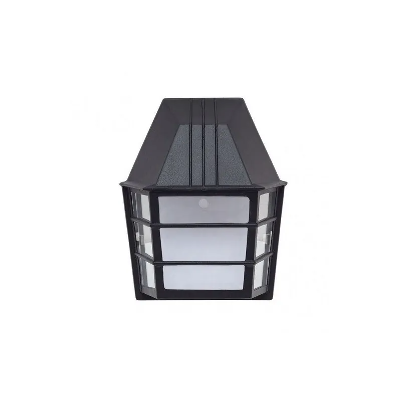 aplique de exterior aluminio color negro serie acrux 20cm - Decoración