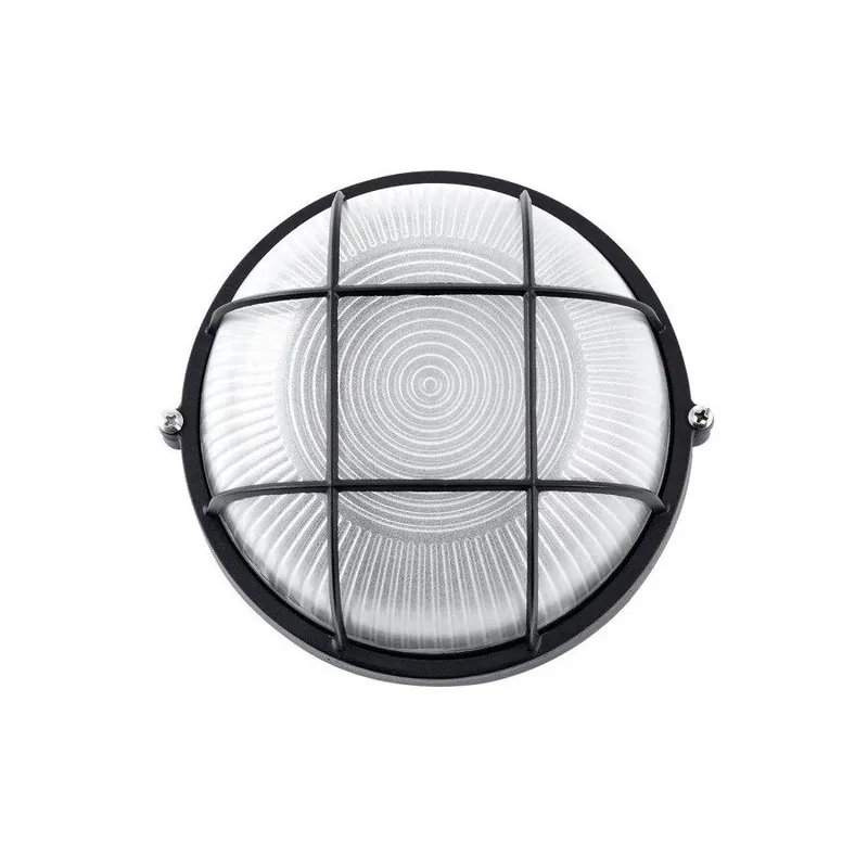 aplique de exterior aluminio color negro serie apus 25cm - Decoración