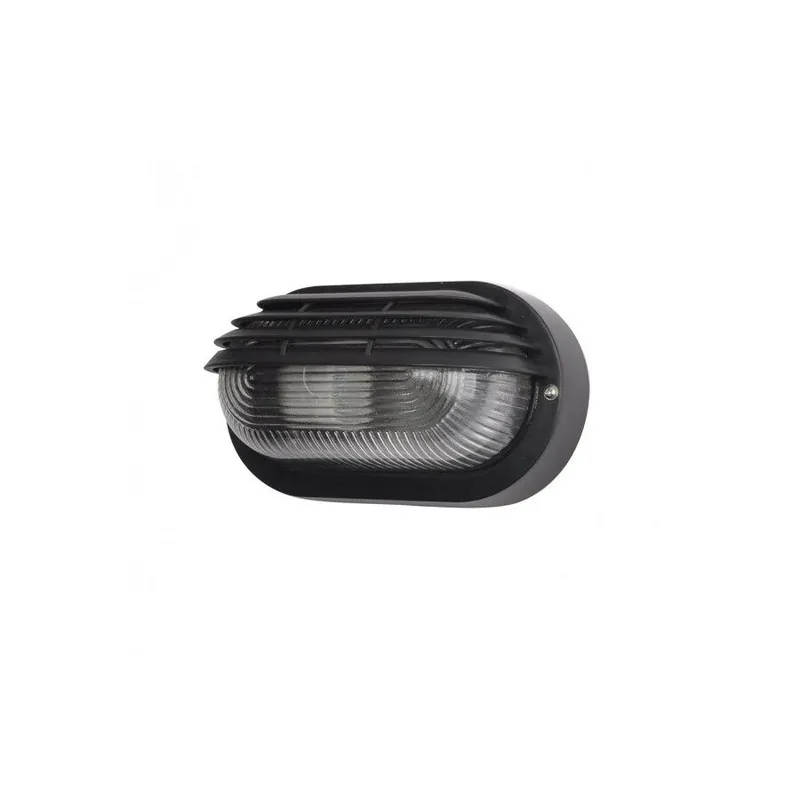 aplique de exterior aluminio color negro serie canopus 20.5cm - Decoración